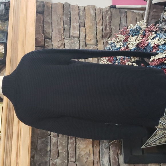 TODAY⚡️VINCE KNIT OVERSIZED LONG SWEATER /CARDIGAN SZ XS/S👇 - Picture 5 of 12